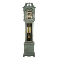 Grandfather Clock - Hermle ALEXANDRIA Grandmother Clock 010890LB0451, Antique Light Blue